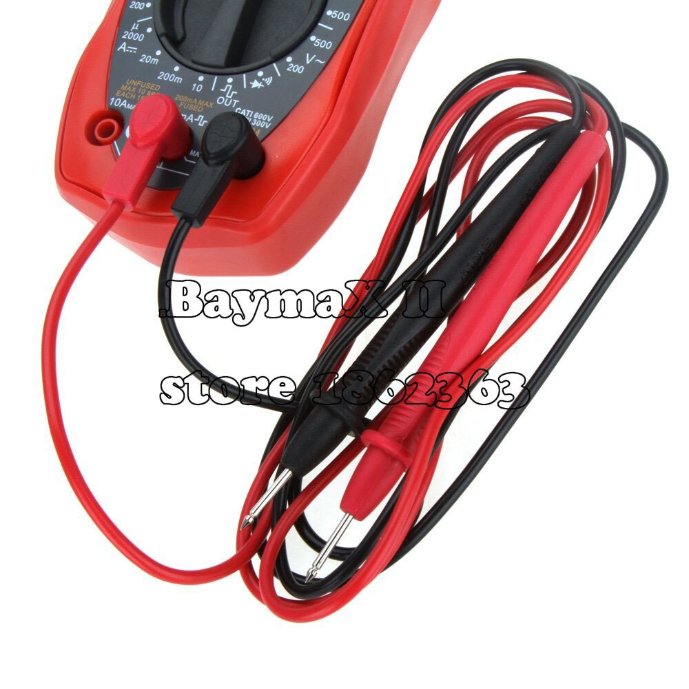 UT33D Multimetro Digitale AC/DC Tensione, Corrente DC, Resistenza, Continuità, Diodi tester con Retroilluminazione LCD