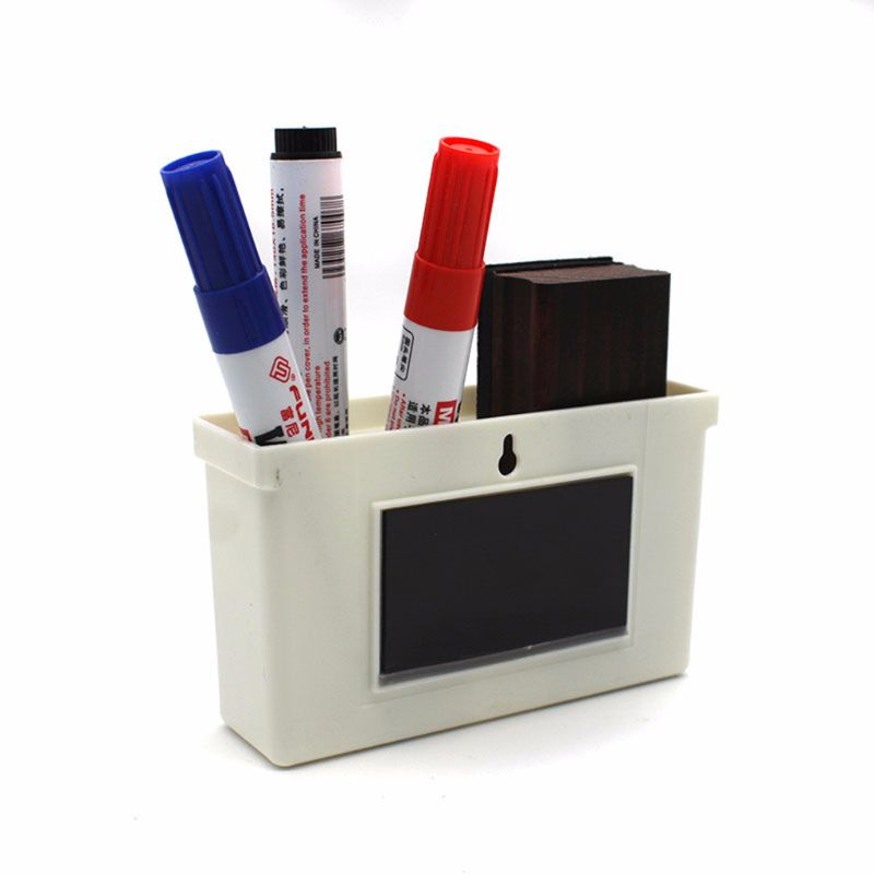 2022 Magnetic Whiteboard Markers Pencil Pen Holder Organizer Storage Box Container