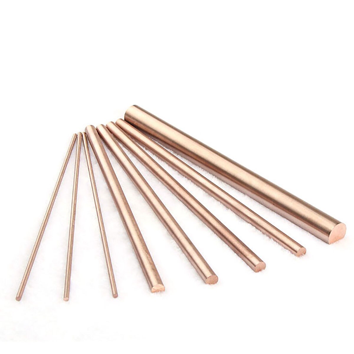 1Pcs W80Cu20 Puntlassen Elektrode Staaf W80 Tungsten Koperlegering Bar Lengte 200Mm Diameter 2 Tot 8Mm
