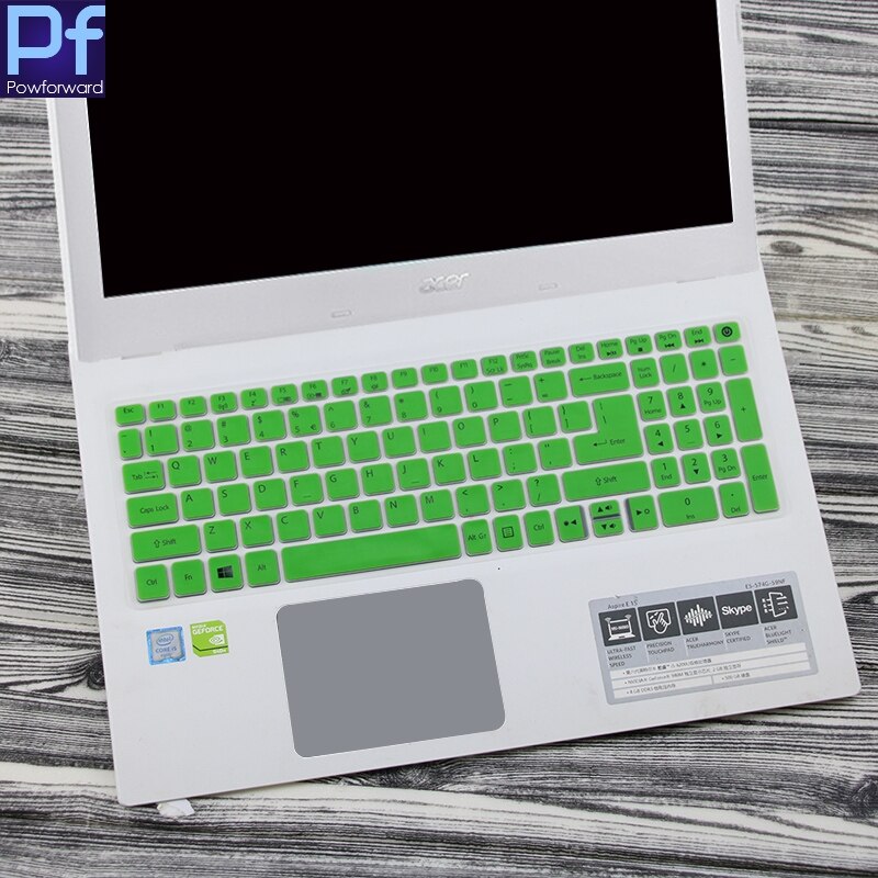 15.6 17 inch keyboard cover Protector for Acer Aspire 3 A315 A315-51 A315-41G a315-21 a315-31: green