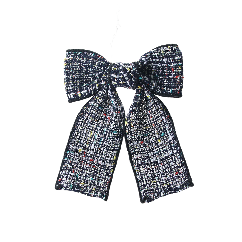 Trendy, kleine, geurige haaraccessoires met strikjes en grote clips voor meisjeshoofdbanden en haarstrikjes.: Blauw