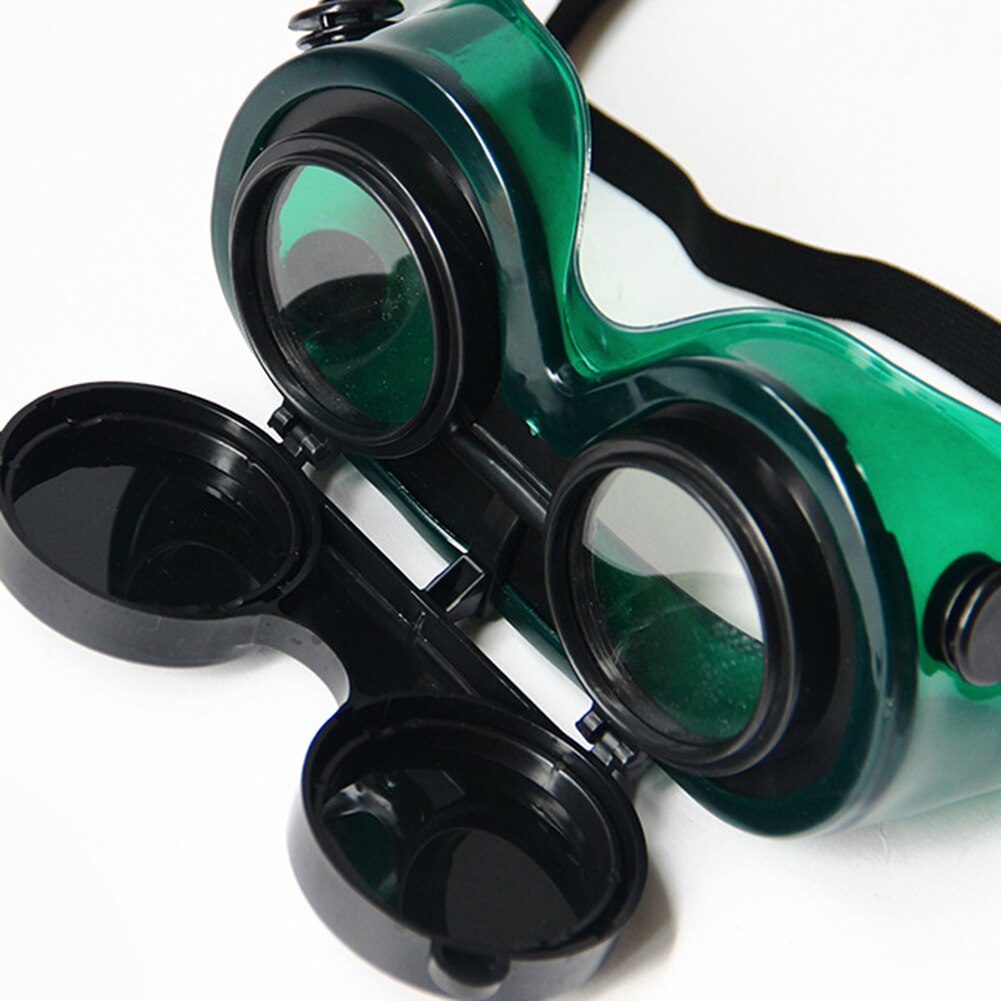 Flip-Up Double-Layer Welding Safety Protective Goggles Glasses Protective Glasses Fits For Cutting Grinding Welding