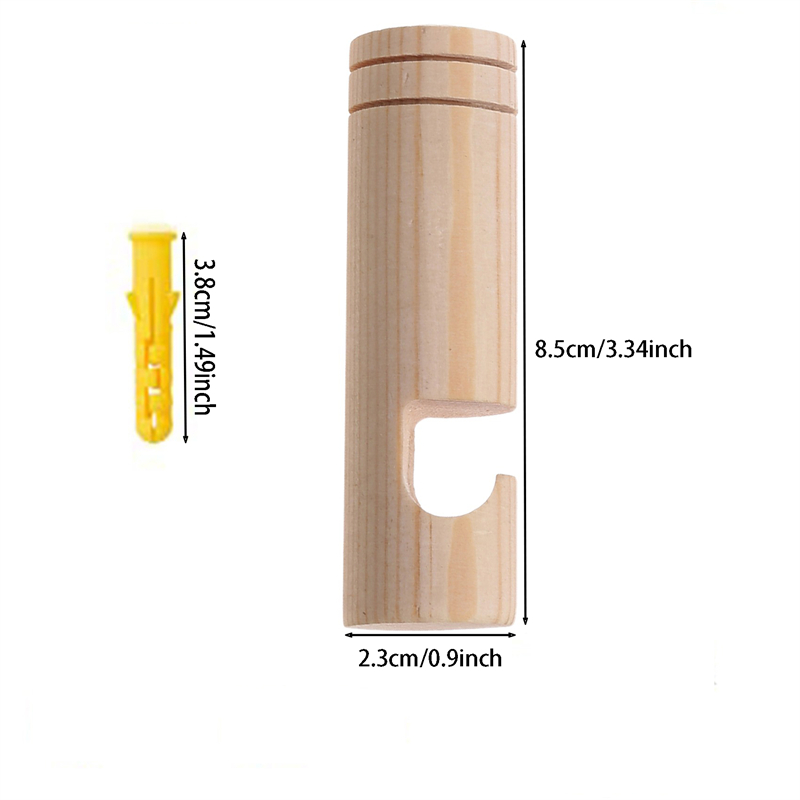 1/2Pcs Natürliche Holz Wand Pflanzen Kleiderbügel Hängen Blumentopf Haken Nordic Blume Halterung für Laternen Windspiele balkon Wohnkultur
