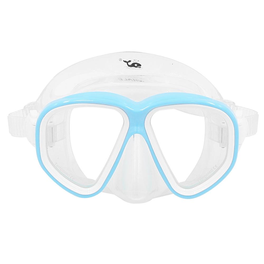 Swimming Diving Goggles Deep Sea Double Sided Goggles Underwater Sports Diving Tool Face Plates MK-500: Light Blue