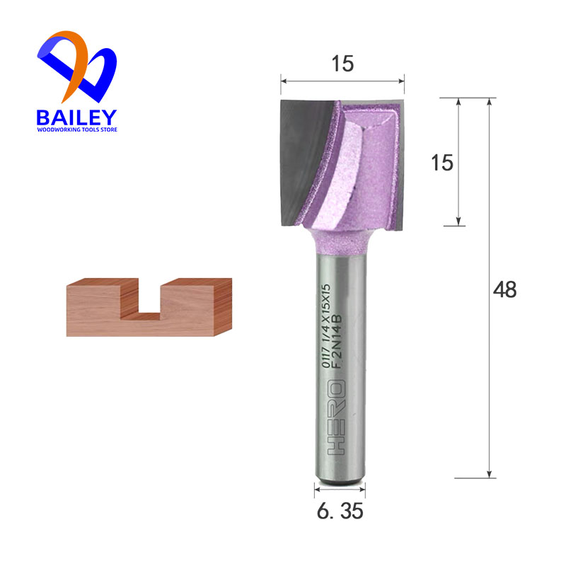 BAILEY 1PC Reinigung Boden Router bisschen Gravur Holzbearbeitung Werkzeug Ende Fräser CNC für Holz Verarbeitung Maschine: Lividity