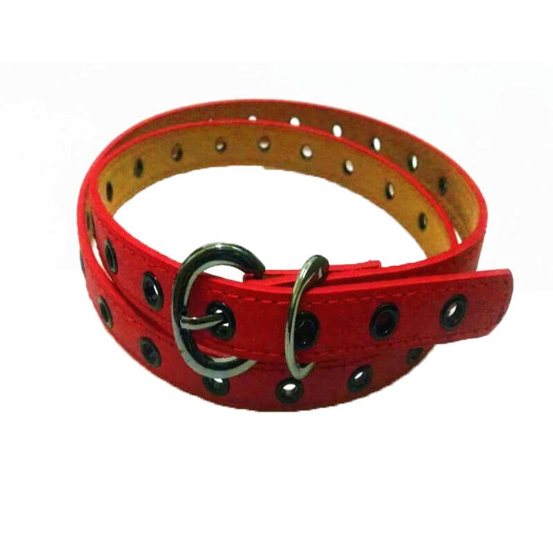 Jongens Meisjes Taille Riem Klassieke Kinderen Riem Pu Leer Snoep Kleur Tailleband Lichtmetalen Gesp Taille Riem Mode Decoratieve Riem