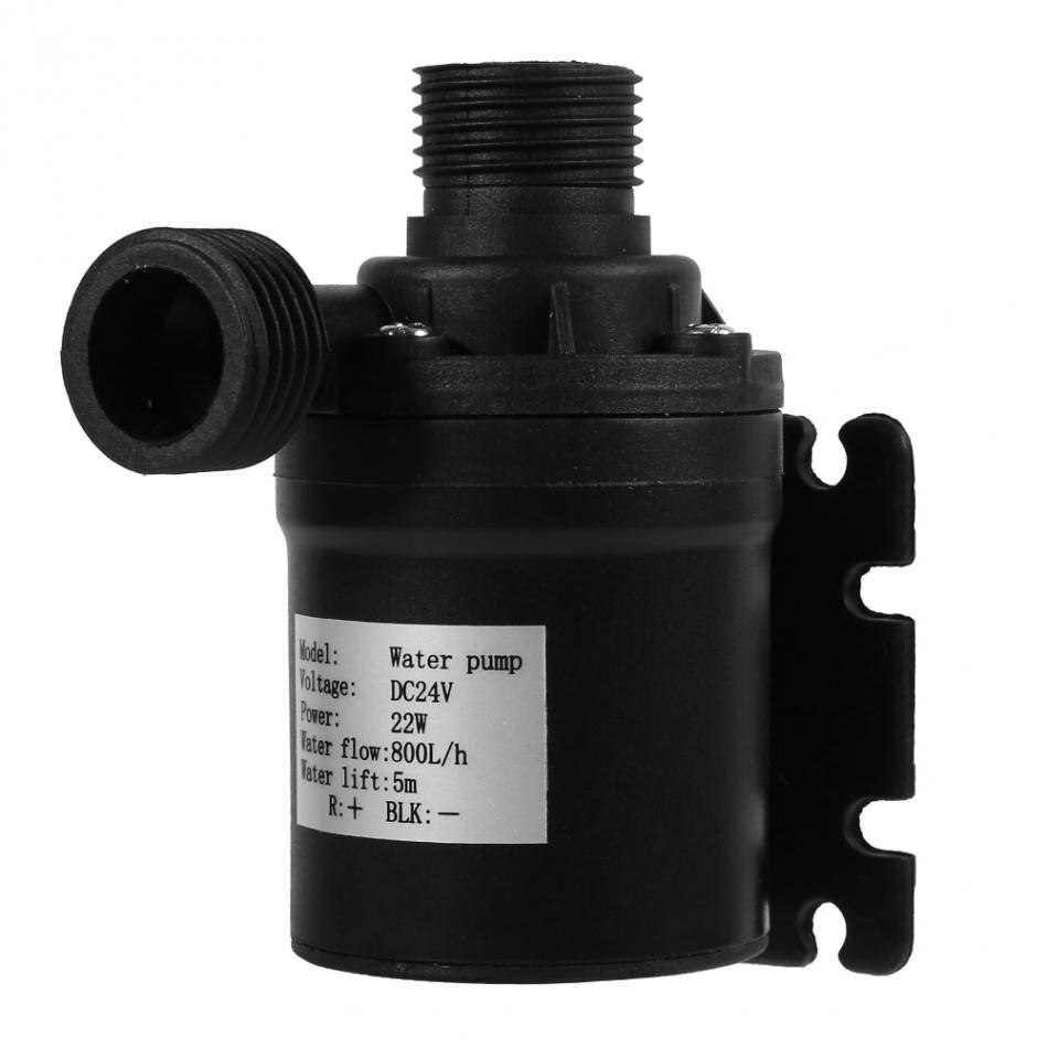 DC 24V Water Boiler Circulatiepomp Zonne-energie Borstelloze Motor Aquarium Dompelpompen 800L/H 5M bomba peniana