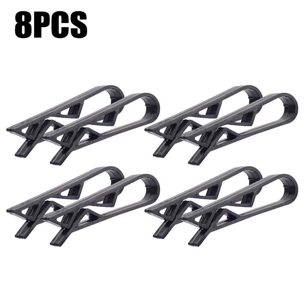 36/2pcs Garbage Bin Fixed Clip Waste Basket Rubbish Bag Anti-Slip Holder Clamp Snack Bag Sealing Clips Kitchen Storage Organizer