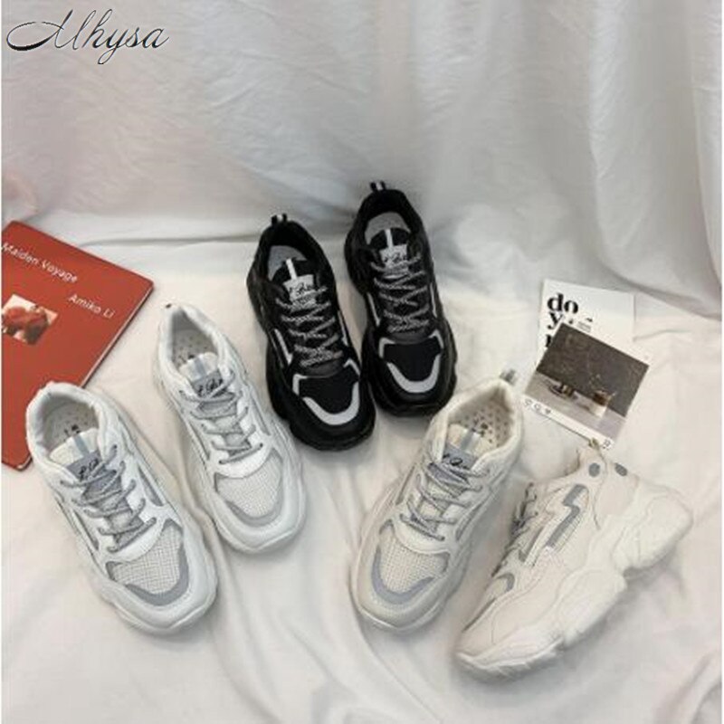Mhysa Women sneakers Autumn women Casual Shoes Breathable Women Platform Dad Shoes Sneakers zapatillas mujer