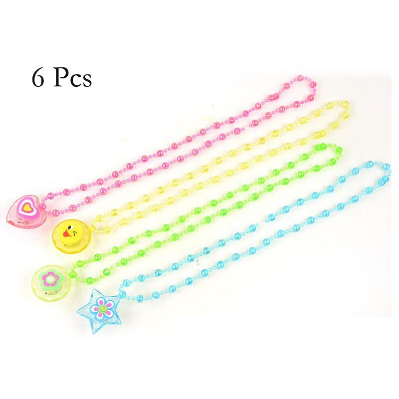 kinderspeelgoed emitting LED flash hanger ketting Speelgoed 1 Stks 6 Stks 12 Stks: 6 Pcs