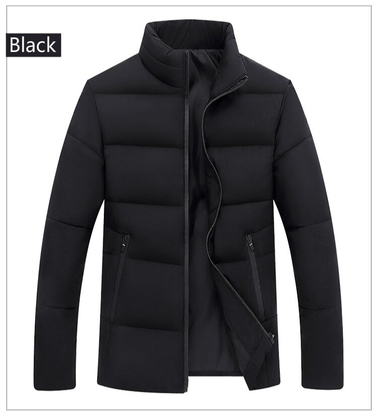 Winter Jacket Men Thermal Thick Coat Snow Navy Black Parka Male Warm Outwear White Duck Down Jacket Men