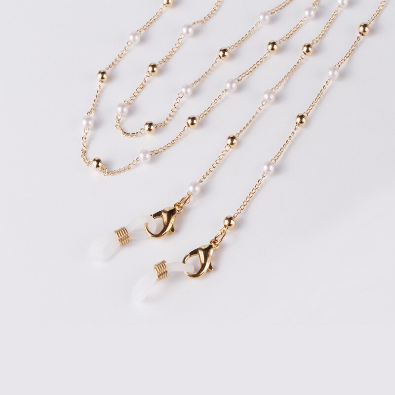 Ins Очки Цепи Parel Ster Anti-Verloren Lanyard Chain Liefde Kralen Ketting Temperament Masker Ketting: 02