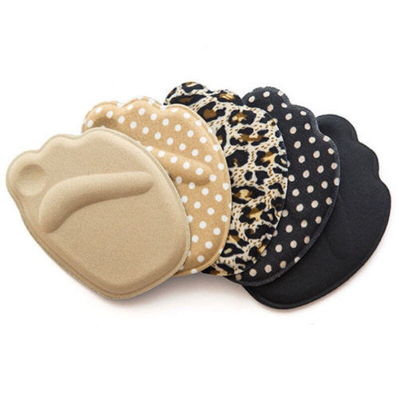 2Pcs Voorvoet Zool Hoge Hak Voet Kussens Voorvoet Anti-Slip Binnenzool Ademende Schoenen Vrouwen Bescherming Voet Pad Ondersteunt inserts