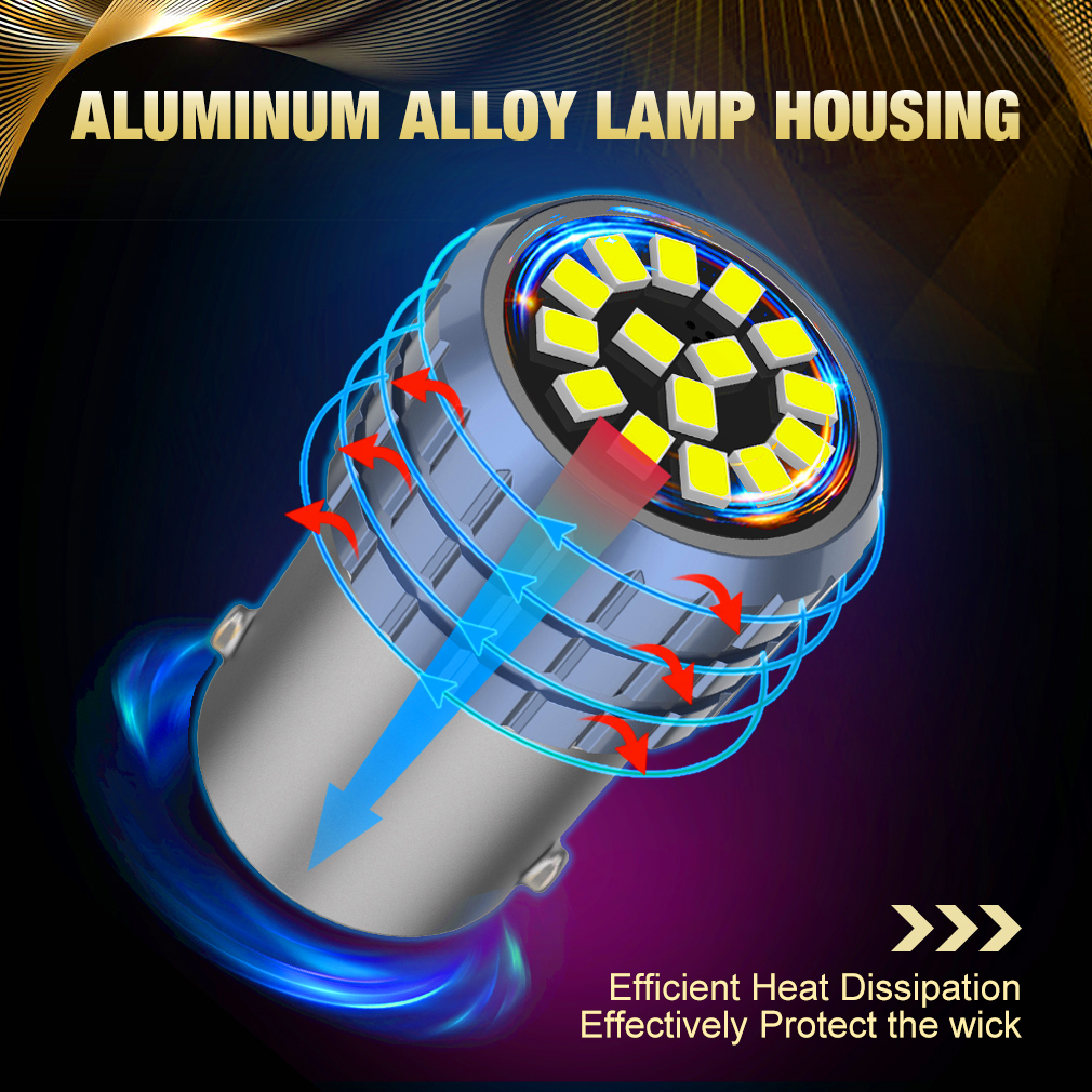 2Pcs P21W Led 1156 BA15S BAU15S PY21W BAY15D Led Lamp 1157 P21/5W R5W Auto Lampen auto Led Signal Drl 12V