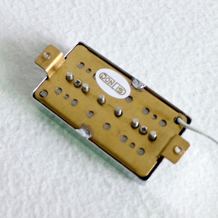 Donlis cubierta de cromo imán de cerámica P90 humbucker tamaño pastilla de guitarra LP para diy guitarra eléctrica Pickup