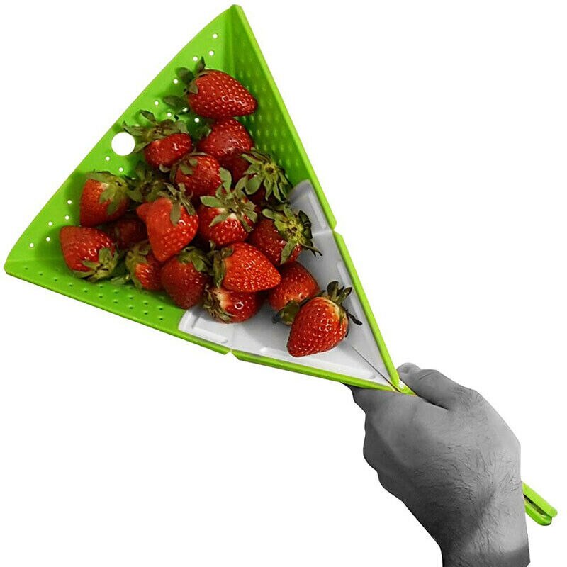 Multifunktionell vikbräda skärbräda sil durkslag skär frukt hopfällbart köksredskap