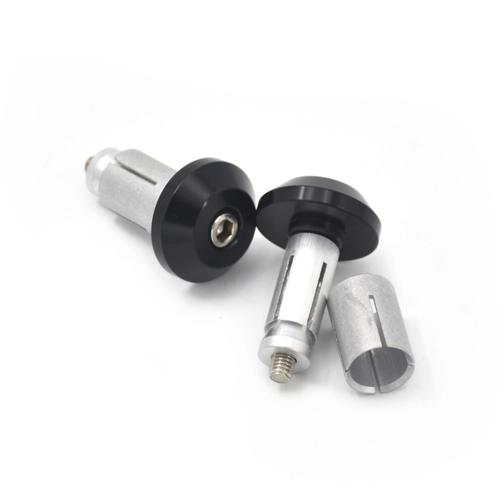 Retro Motorcycle Handlebar Ends GN CG Motorbike Handle Bar Caps Motorcross Bar End Aluminum Alloy Plug Slider 14mm-18mm Diameter