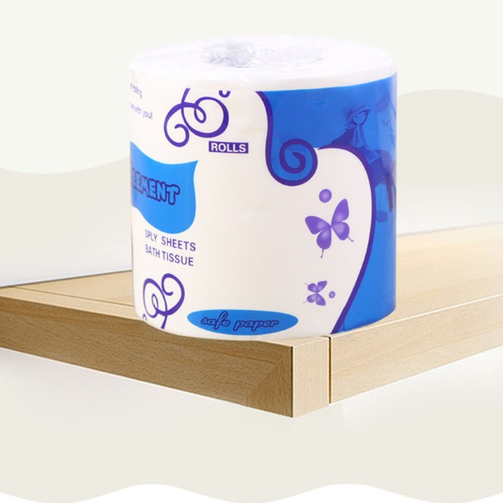 Rollos de papel higiénico a granel/toalla de papel suave para baño de 1/2/6/10 rollos estándar de 3 capas