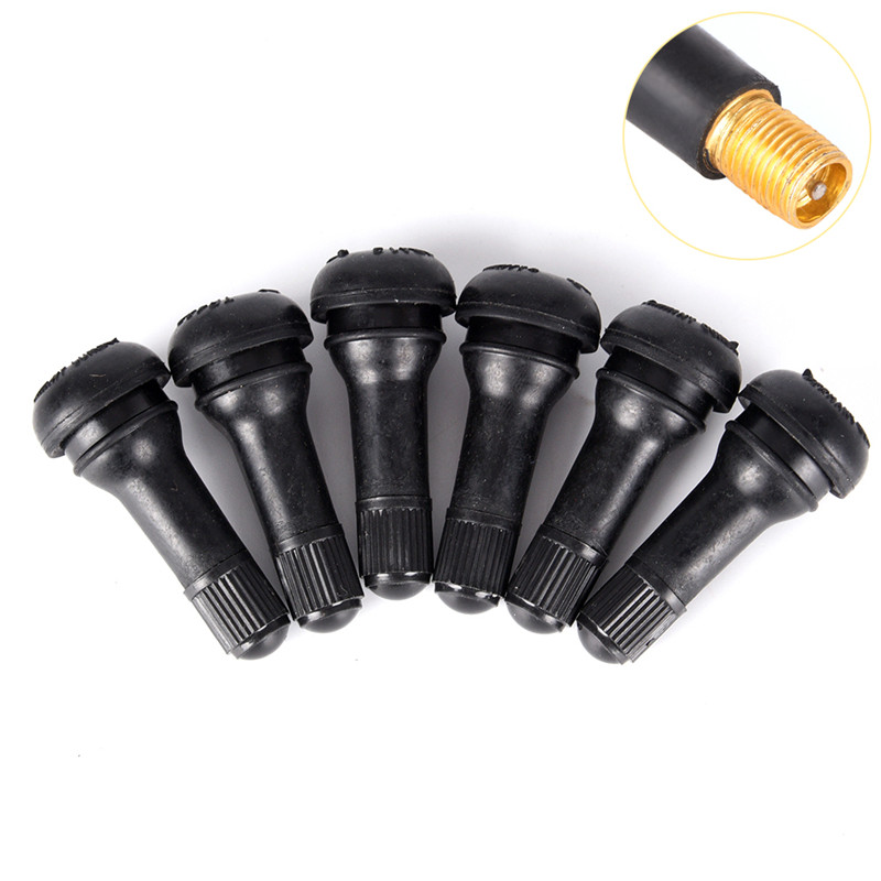 Lot 1000 TR418 Valves STANDARD 2" SNAP IN TUBELESS BLACK RUBBER TIRE VALVE STEM