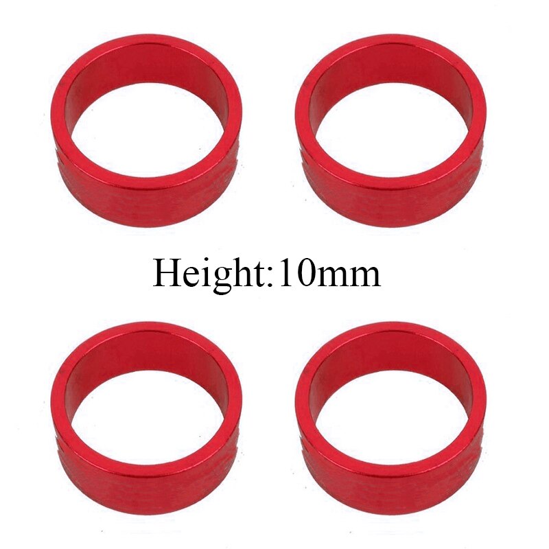 Vástago separador de auriculares de aleación de aluminio y fibra de carbono para bicicletas de montaña, accesorios ultraligeros para bicicletas de carretera y montaña: red