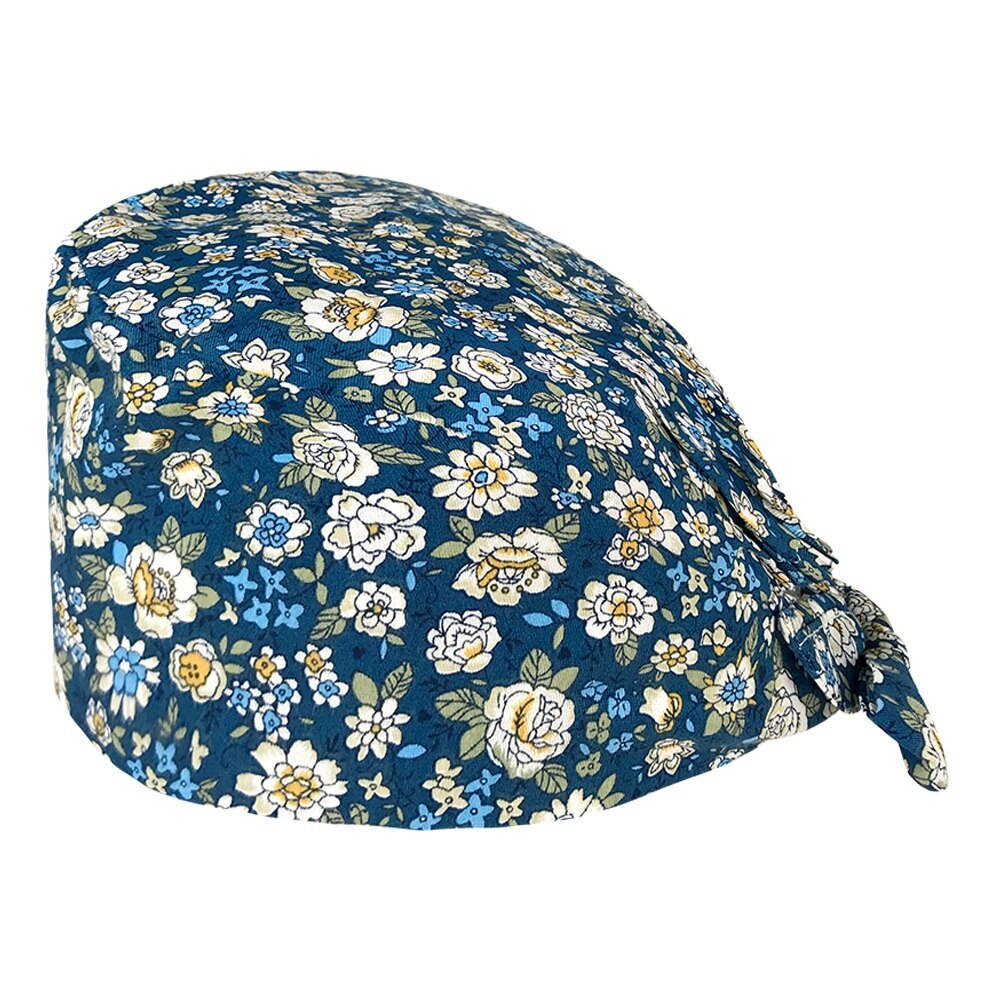 Operating Room Scrub Cap Hospital Nurse Work Cap Breathable Printing Beauty Salon Nursing Cap Custom: 12176