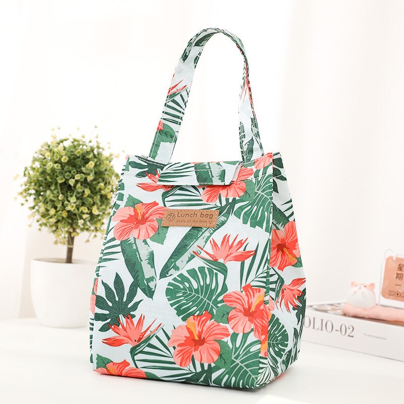 neue stil funktionale modus kühler Mittagessen Kasten tragbare isolierte leinwand mittagessen tasche heißer lebensmittel picknick tasche