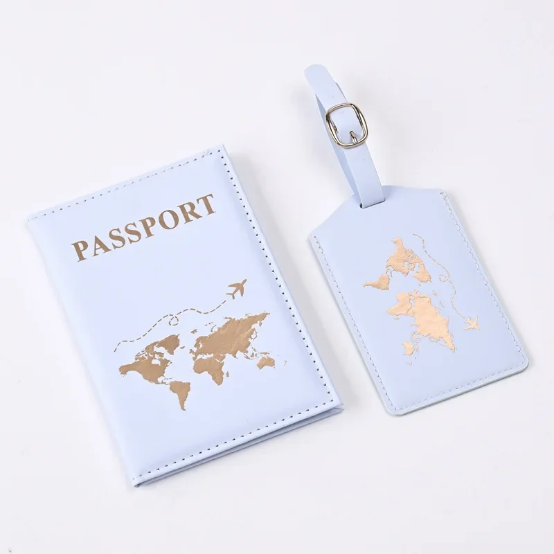 Capa protetora para passaporte, capa protetora para passaporte de viagem, etiquetas de bagagem, acessórios de viagem