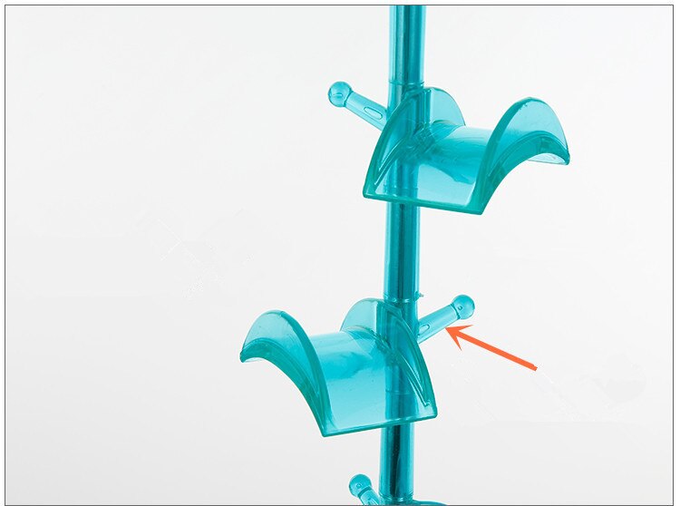 1PC 4-Hooks Handbag Bag Holder Shelf Hanger Hanging Rack Storage Organizer rear door OK 0548