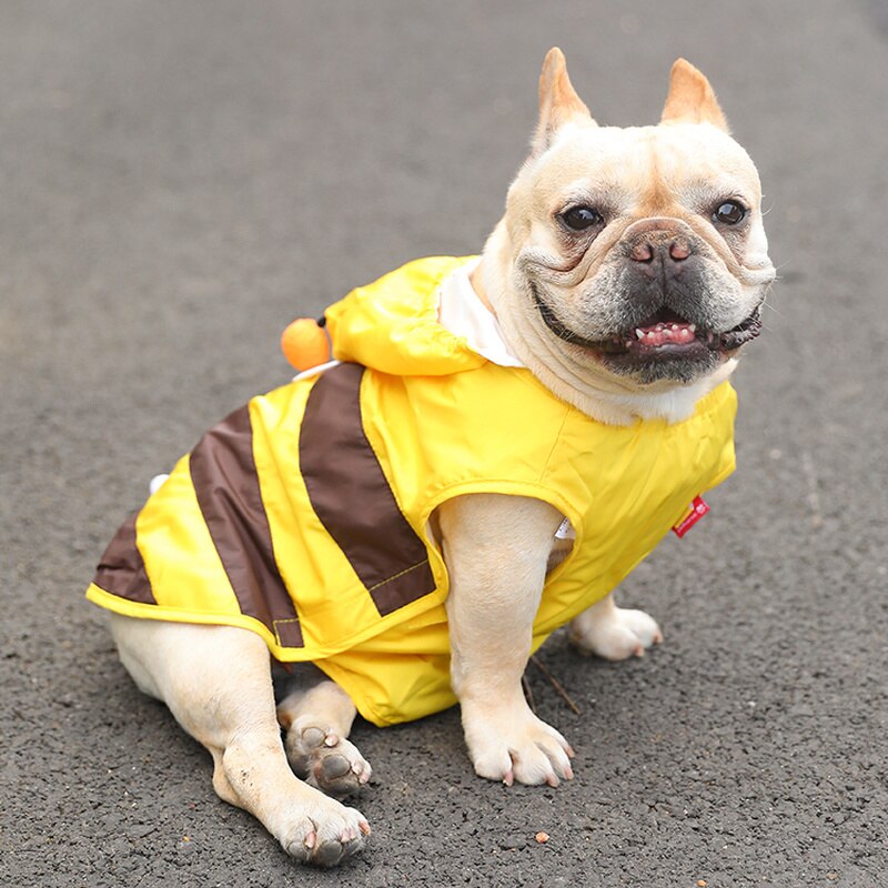 Pet Dog Raincoat Pug French Bulldog Clothes Waterproof Clothing for Dog Rain Jacket Poodle Bichon Schnauzer Welsh Corgi Raincoat