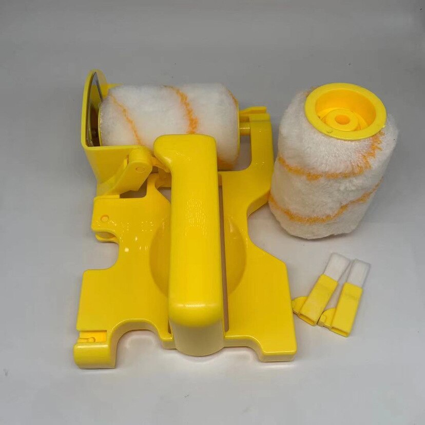 Clean-Cut Paint Edger Roller Brush Painting Tools Roller Paint Brush Clean-Cut Paint Edger Wall Painting Roller Brush Set: GJ26-A