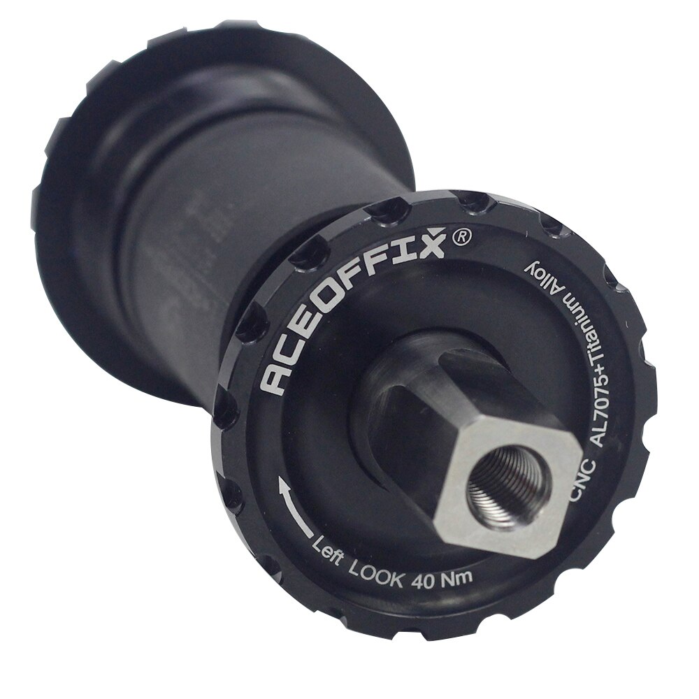 Aceoffix Titanium Bottom Bracket 119mm for Brompton 3SIXTY Floding Bike BSA Threaded Square Taper Bottom Bracket