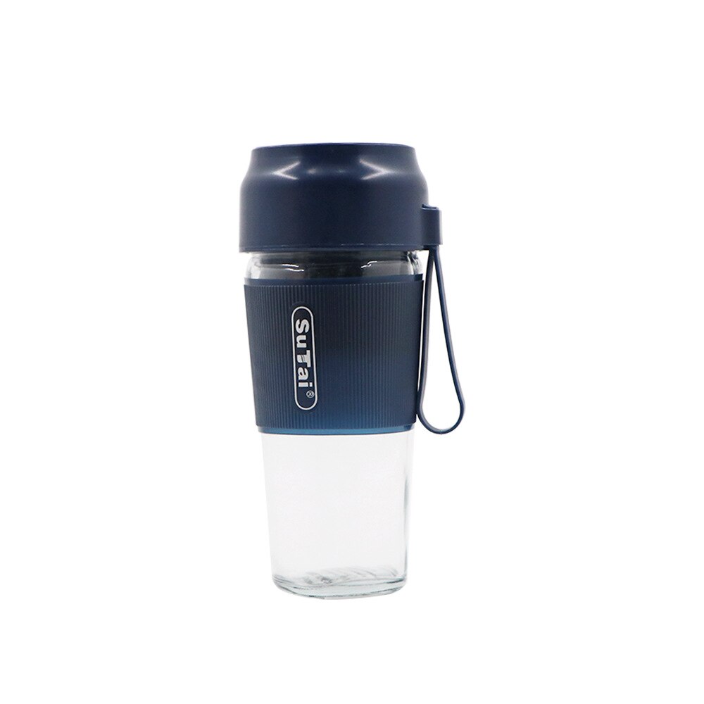 Tragbare Elektrische Entsafter Mixer USB Mini Obst Mischer Entsafter Obst Extraktoren Lebensmittel Milchshake Multifunktions Maker Maschine: Blau