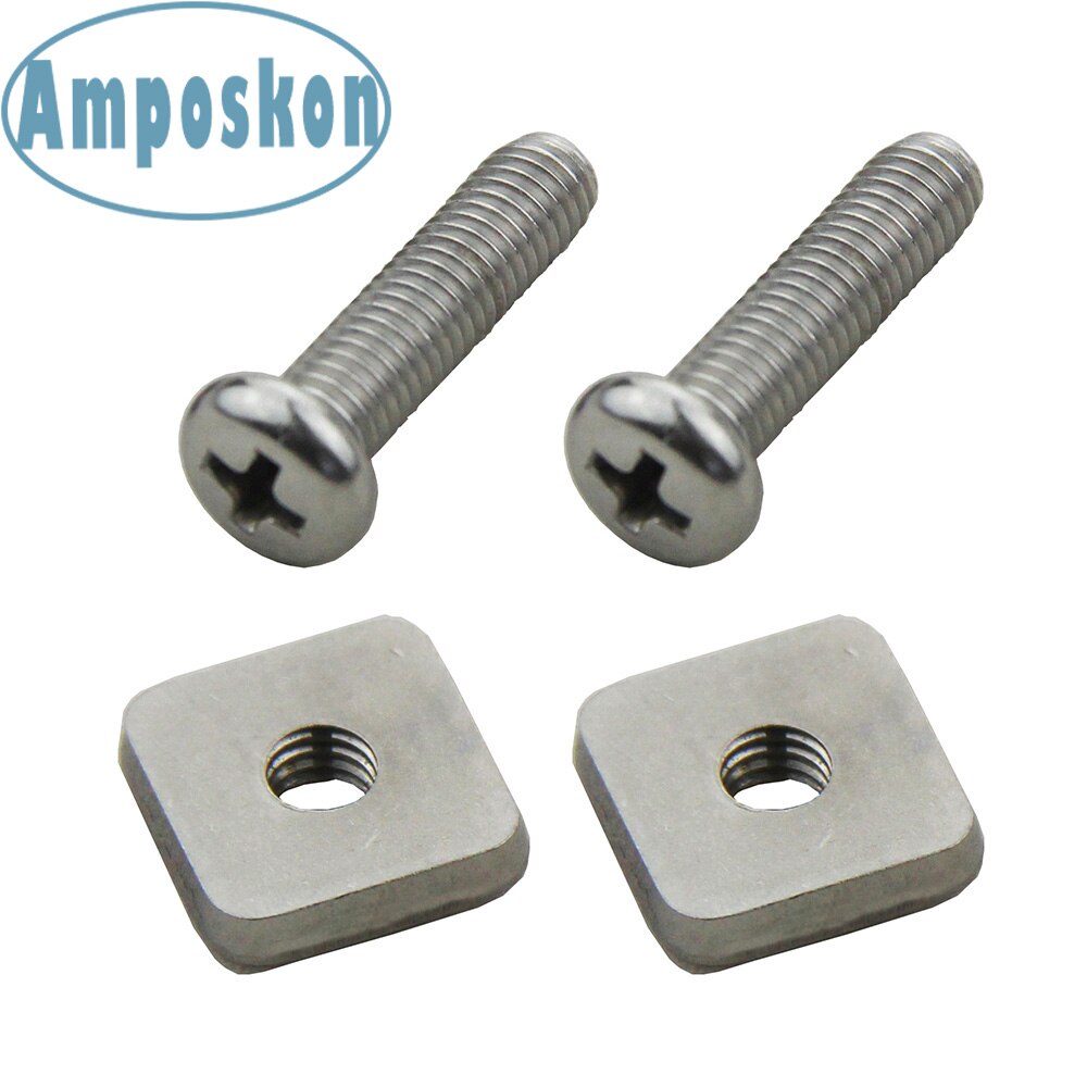 10PCS Long Surf Board SUP Center Sliding Fin Box Plate Smart Screw