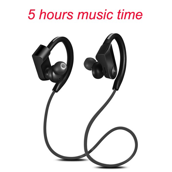 CBAOOO Wireless Bluetooth Earphone headphones Ear-hook waterproof headsets Blutooth Sports earphones with mic Earbuds for phone: K98 5 houes