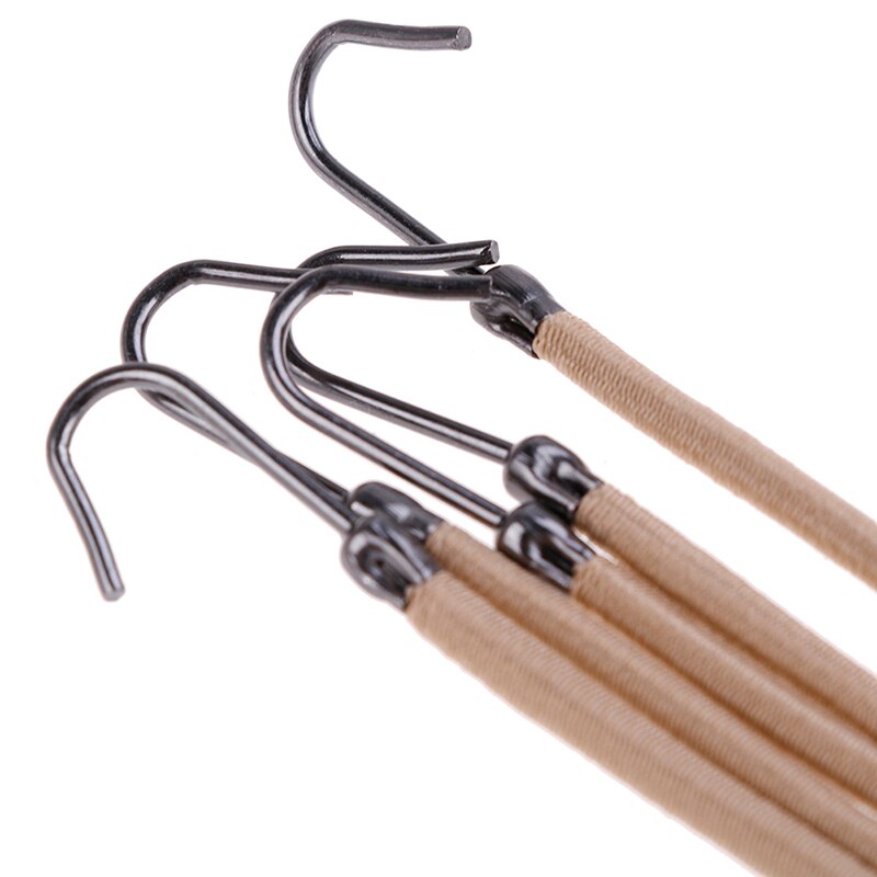 5 stücke Elastische Haken Pferdeschwanz Clips BöGen Mädchen Bands Gummi Mit Haken Halfter Bungee Dicken Haar Headwear Haar Zubehör