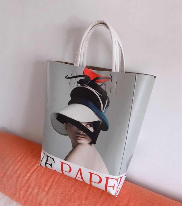 Mixtx damska torba na ramię na zakupy modny charakter magazyn Crossbody osobowość torebka duża pojemność matowa torba na ramię wysokiej jakości