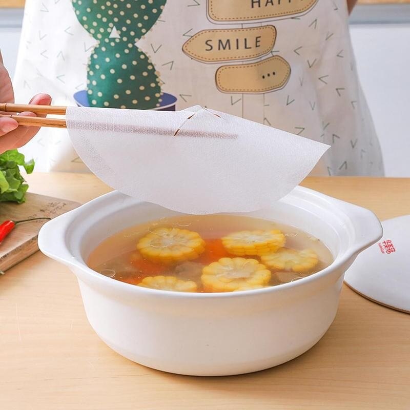 Papier absorbant l'huile de cuisson jetable, 12 pièces, feuille compacte Non toxique, contrôle de l'huile, accessoire de cuisine