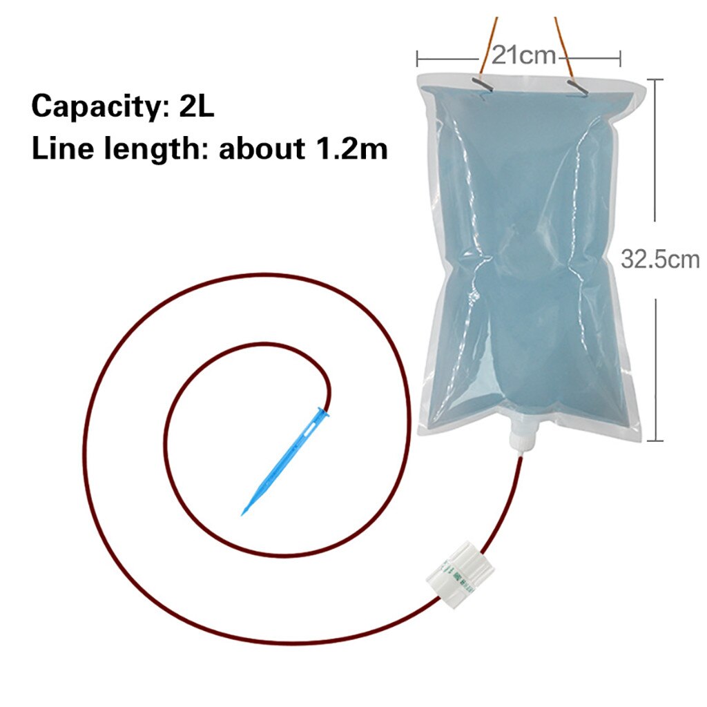 Automatic Watering Device Watering Water Bag Drip Arrow Plant Irrigation Tool Greenhouse Lazy Planting Kit Irrigation System: 2L