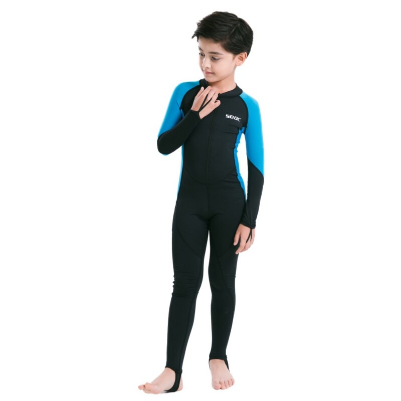 Surf Rash All'aperto Per Bambini Lycra Immersioni Mute Bambini Costume Intero Colori Patckwork Manica Lunga Costumi Da Bagno Adatta Alle Immersioni