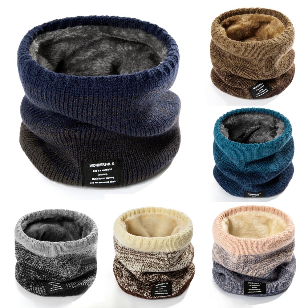 Molixinyu Winter Baby Sjaal Thicken Warm Plus Fluwelen O Ring Vrouwen Sjaal Voor Meisjes Katoen Gebreide Mode Zachte Sjaal Voor vrouwelijke