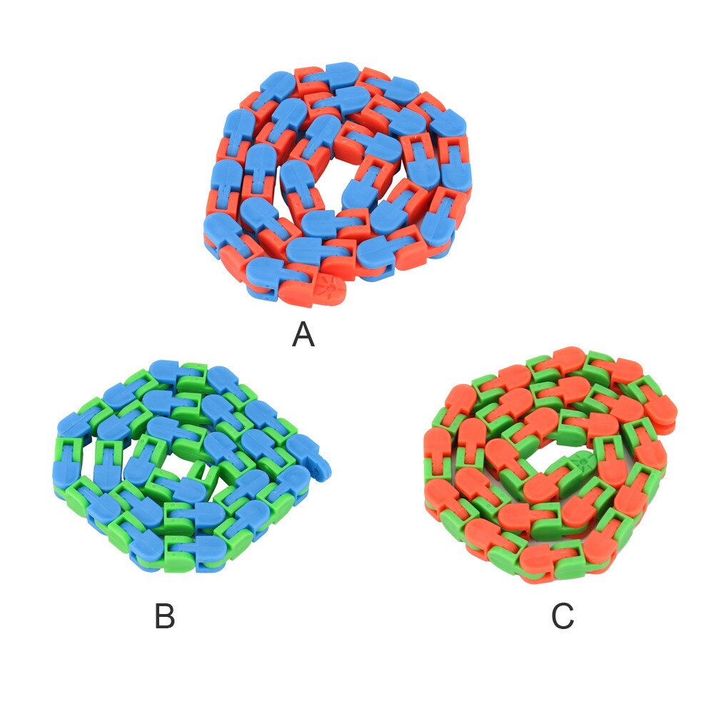 Kleurrijke Puzzel Zintuiglijke Fidget Speelgoed Stress Twist En Vorm Puzzel Speelgoed Kerstcadeau Decompressie Vinger Ouder-kind