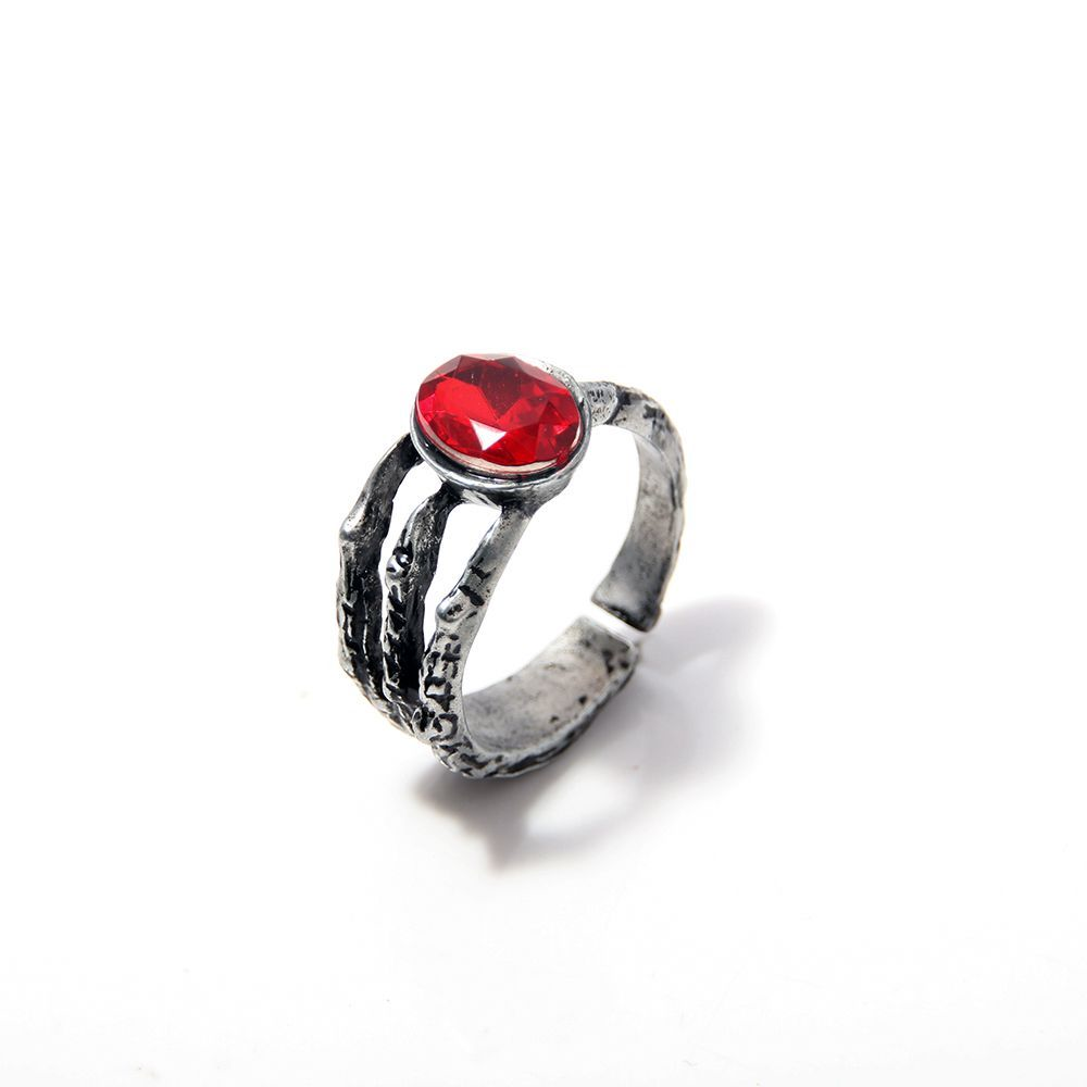 Dark Souls Adjustable Rings for Men Vintage Havel's Demon's Scar Chloranthy Serpent Leo Darkmoon Ring Jewelry: Clear