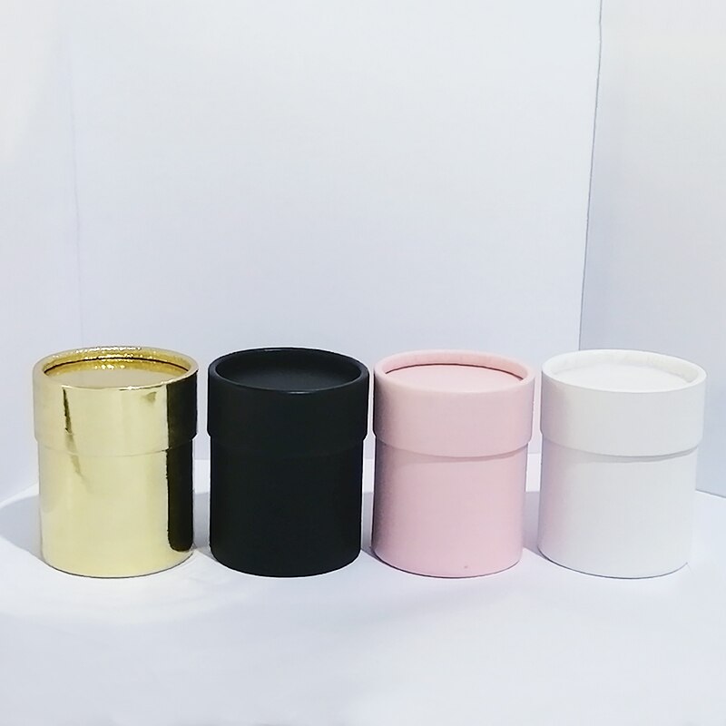 Paper Flower Arrangement Box With Lid Bucket Florist Bouquet Boxes Barrel Packing