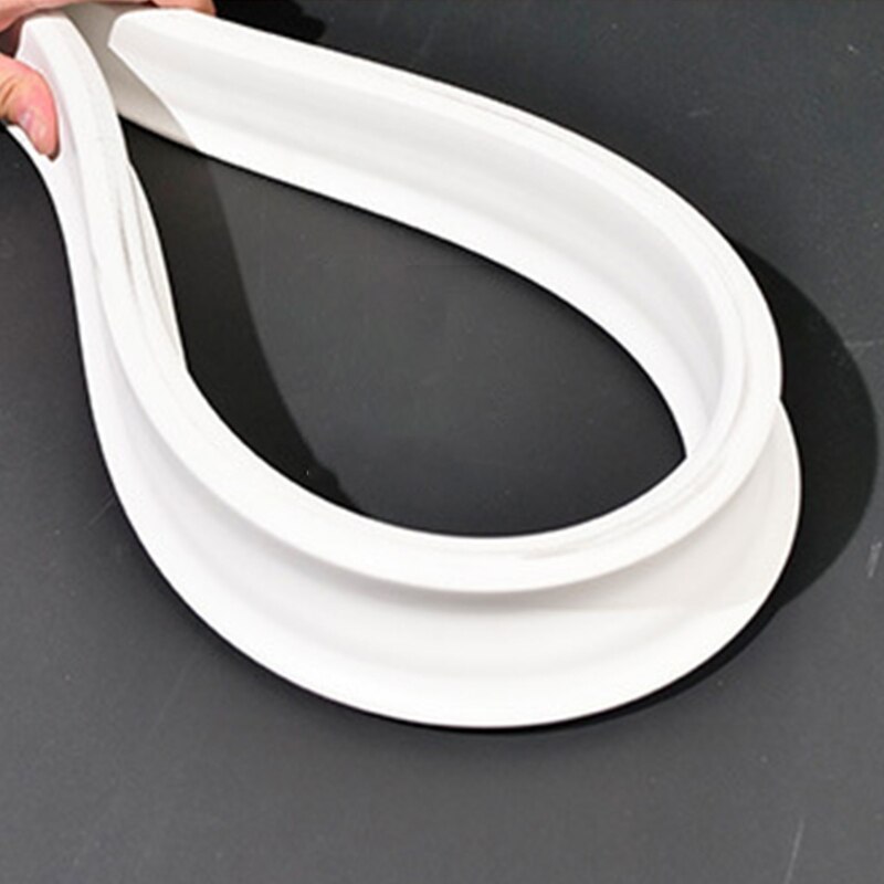 Siliconen Buigbare Badkamer Douche Vloer Partitie Waterkerende Strip 72XD