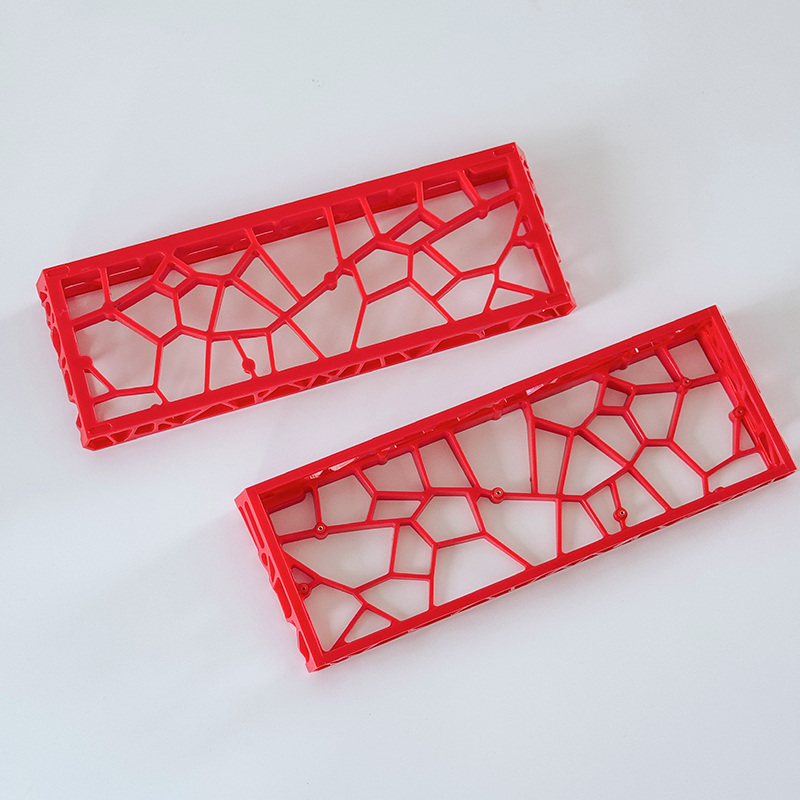 Holy60 Hollow Keyboard Case GH60 GT60 Mad60 Wooting60 M6 Custom Keyboard Shell White/red PC Gamer DIY Mechanical Keyboard