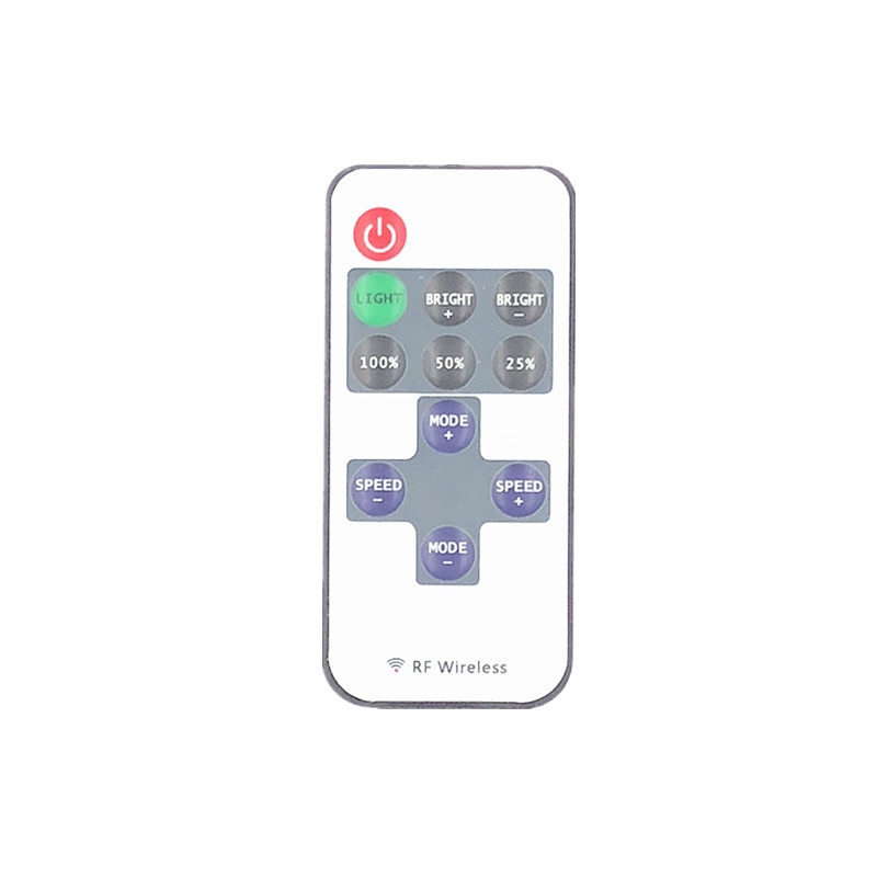 1Set 12V RF Mini Wireless Controller Switch LED Dimmer with Remote Switch Mini In-line LED Light Controller/Dimmer