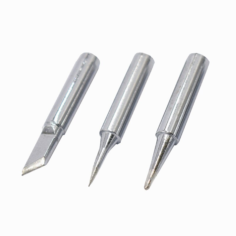 5/3pcs DIY Electric Soldering Iron Replacement Tips Lead Free Solder Iron Head For Soldering Welding Repair Station And Kit: 3PCS 1 Set