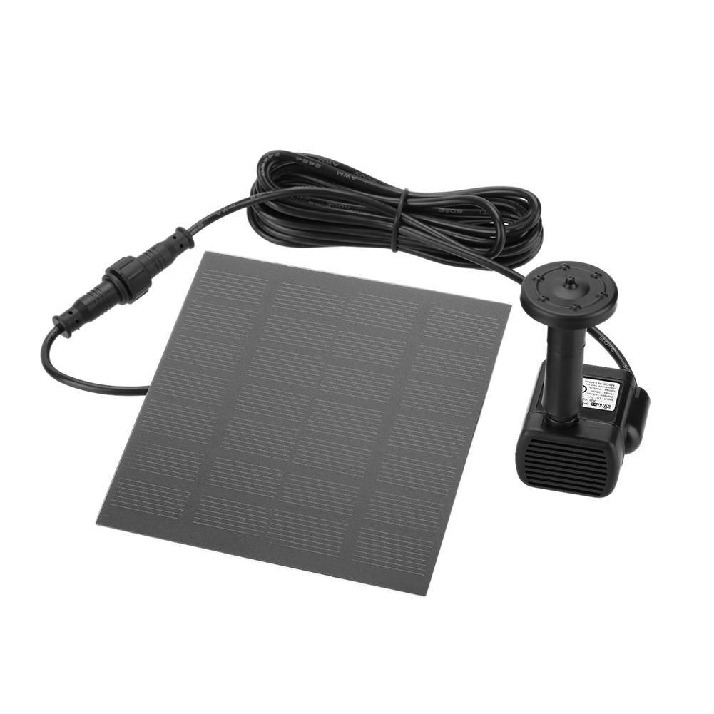 Utomhus solenergi vattenpump flytande panel trädgård vattning pool damm fontän fågelbad flytande vatten fontän pump
