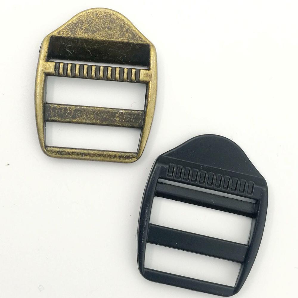 6pcs metal thickening school bag ladder buckle subheading word buckle taping adjust buckle 2.5cm garment trimmings