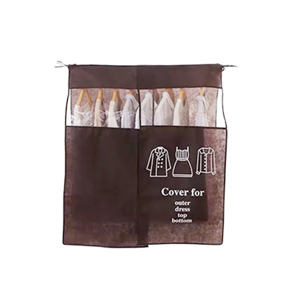 Kledingstuk Tas Cover Non-Stof Draagbare Kleding Stofzak Kledingstuk Stofzak Voor Hotel Reizen: Coffee